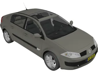 Renault Megane II Sedan 3D Model