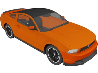 Ford Mustang BOSS (2012) 3D Model