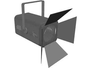 Fresnel 500 Light 3D Model