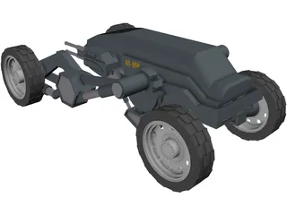 A1-K59 Military Vehicle 3D Model