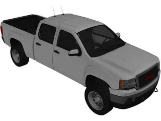 GMC Sierra (2010) 3D Model