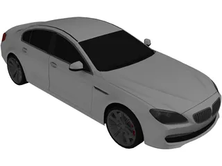 BMW 6-Series Gran Coupe F06 3D Model