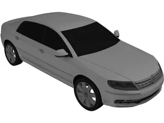 Volkswagen Phaeton (2010) 3D Model