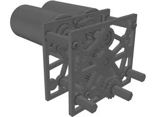 Team 3008 FRC Gearbox 3D Model