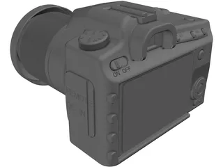 Sony Alpha 300 Camera 3D Model