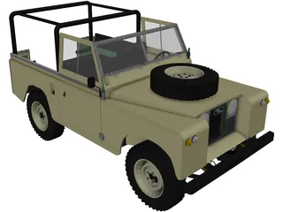 Land Rover Series IIa 88 3D Model