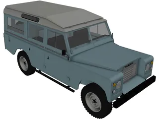 Land Rover Series III 109 3D Model