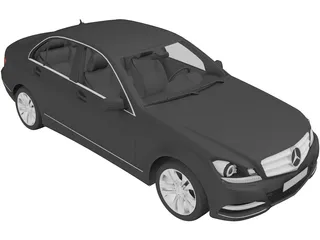 Mercedes-Benz C-class (2012) 3D Model