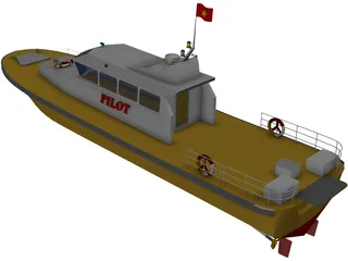 Pilot Ship 3D Model