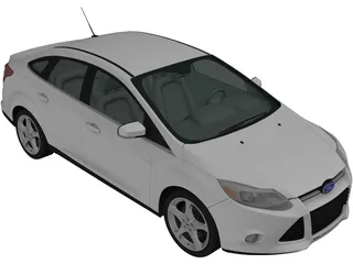 Ford Focus Sedan (2011) 3D Model