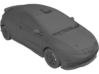 Honda Civic 3-door 3D Model