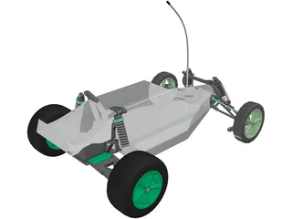 Losi RC Car 3D Model