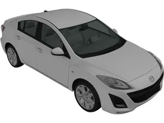 Mazda 3 Sedan (2011) 3D Model