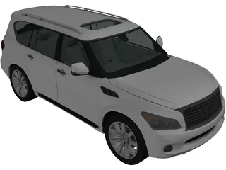 Infiniti QX56 (2011) 3D Model