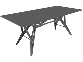 Zanotta Reale Table 3D Model