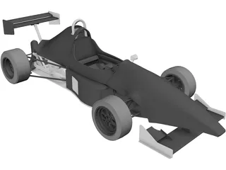 JRC FJ1000 Race Car 3D Model