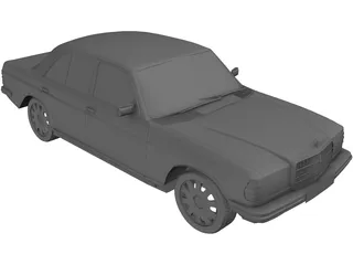 Mercedes-Benz W123 3D Model