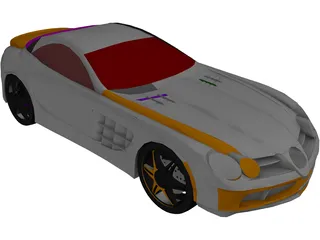 Mercedes-Benz McLaren SLR 3D Model