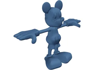 Mickey Mouse 3D Model