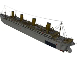 Britannic HMHS 3D Model