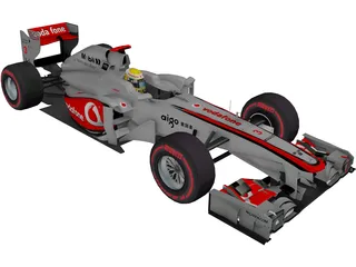 McLaren F1 Hamilton (2011) 3D Model