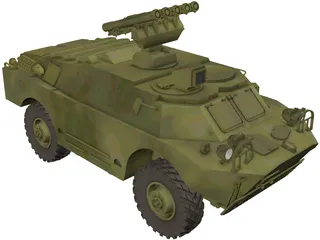 BRDM-3 3D Model