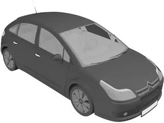 Citroen C4 (2009) 3D Model