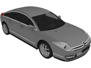 Citroen C6 (2009) 3D Model