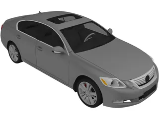 Lexus GS 450h (2010) 3D Model