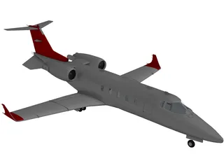 Bombardier Learjet 3D Model