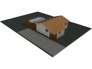 House Chalet Tectobois 3D Model