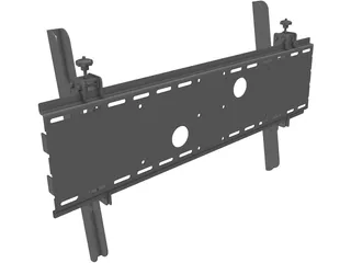 Tilting Television Wall Mount 3D Model