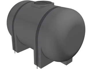 Water Tank 535 Gallon 3D Model