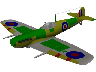 Supermarine Spitfire 3D Model