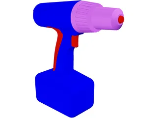 Cordless Drill 3D Model