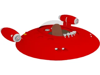 UFO Toy Model 3D Model