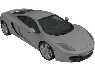 McLaren MP4-12C 3D Model