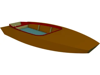 Boat Catamaran 3D Model