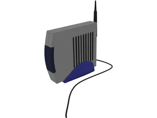 Modem Wireless 3D Model