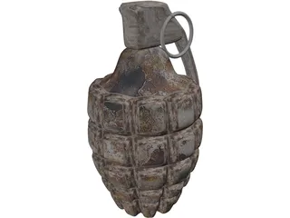 Grenade 3D Model