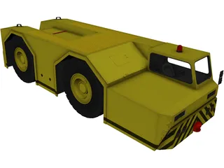 Aircraft Tow Tractor 3D Model