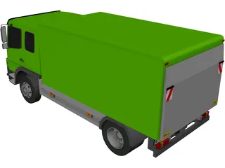 Mercedes-Benz Atego 1323L (2011) 3D Model