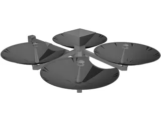 Antenna High Gain 3D Model