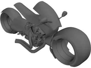 Connecting Rod Bike Concept 3D Model