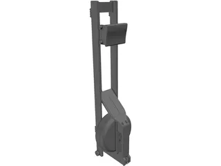 Floor Row Machine 3D Model