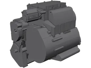 Suzuki GSXR600-RR Engine 3D Model