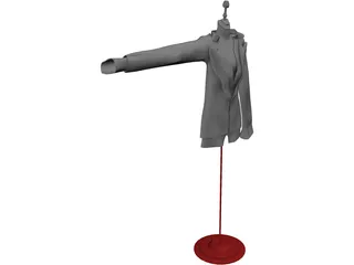 Stick Manikin 3D Model