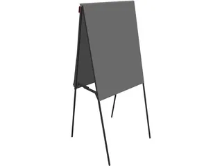 Flip Chart 3D Model