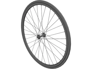 Bike Front Wheel 3D Model