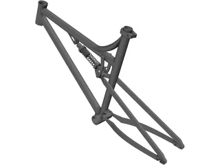 Bike Frame 3D Model